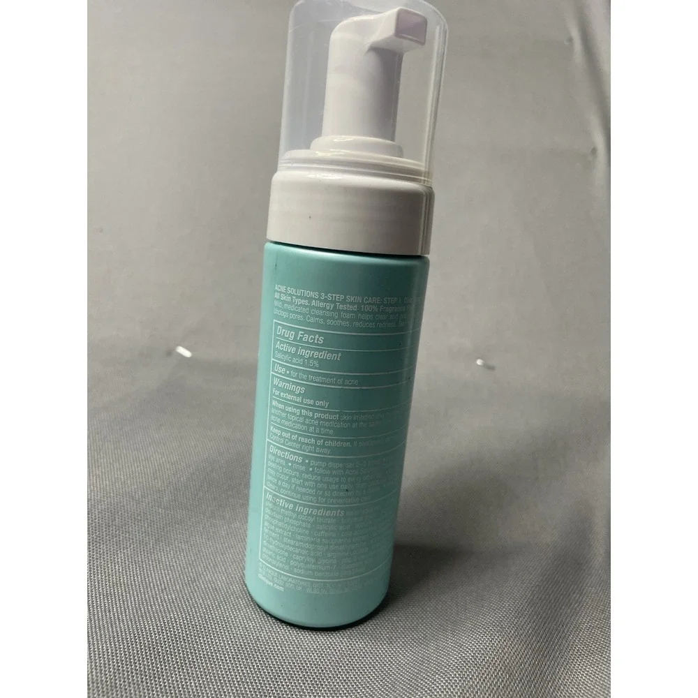 Clinique Acne Solutions Cleansing Foam Face Wash Cleanser  Step 1 - 4.2 oz New